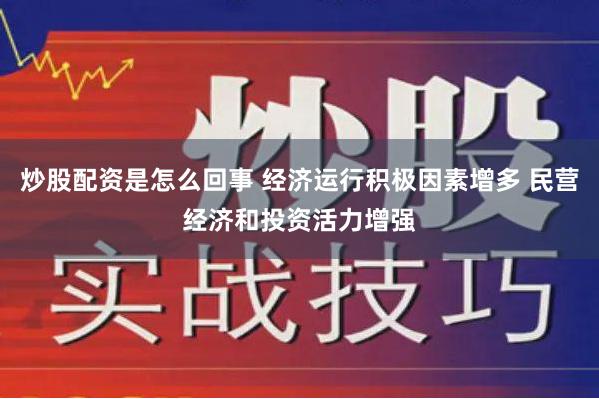 炒股配资是怎么回事 经济运行积极因素增多 民营经济和投资活力增强